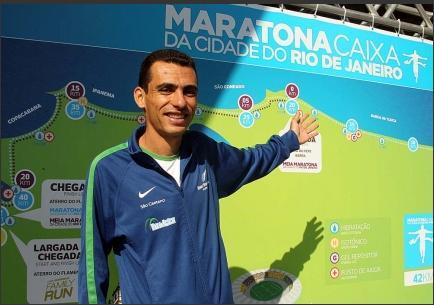 O bicampeão da Maratona de Nova York, Marílson Gomes dos Santos, não poupou elogios à Maratona Caixa do Rio de Janeiro, que será realizada no próximo domingo, dia 17 de Julho / Foto: Maurício Val / FOTOCOM.NET